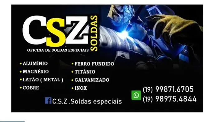 Serviços de solda especiais 