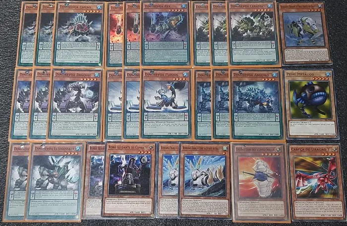 Deck dinonevoa cartas originais de yu-gi-oh