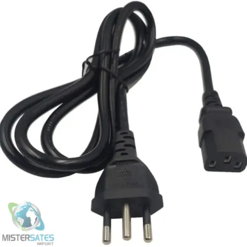 Cabo De Fonte Tripolar 1,20m 7mm Para Tv Notebook Pc Fonte - COD 991