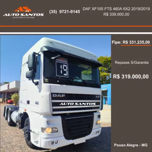 DAF/XF105 FTS 460A 2019/2019