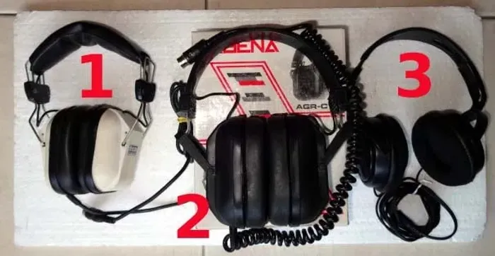 Stereo Headphones DICTON, AGENA, PHILIPS (Item para colecionador ou Decoração)