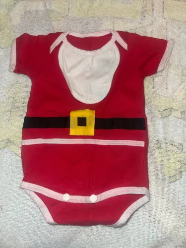 Body bebê papai Noel