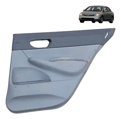 Forro Porta Traseira Lado Direito Honda Civic 2007 2011 2 Cinza-escuro