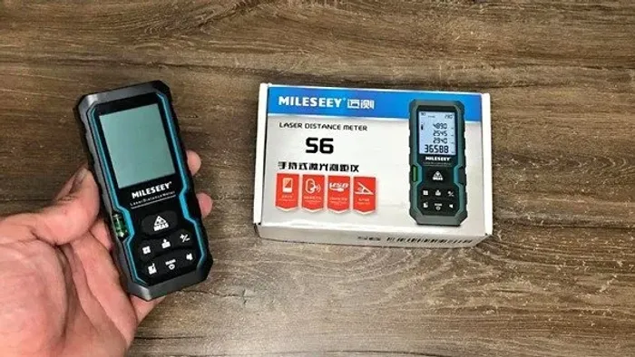 Trena Laser Medidor Digital Distância Mileseey 40 Metros