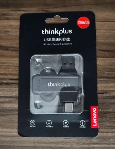 Pendrive 256gb 3.2 Lenovo thinkplus dual flash