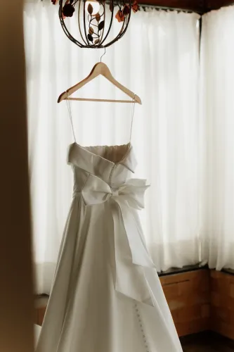 Vestido de Noiva Lunna Noivas (Rosa clará)