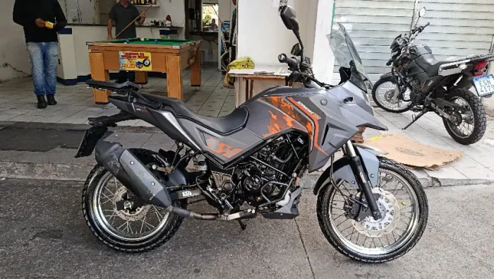 Dafra Nh 190 Revisada (40km/l) - 6 Marchas + Bolha Bmw Gs - Impecável