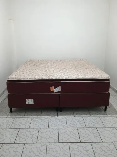 ? Cama Box King Ortobom 193x203 cm