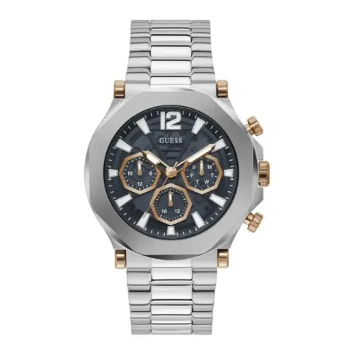 Rélogio Guess Edge Prata com Dourado.