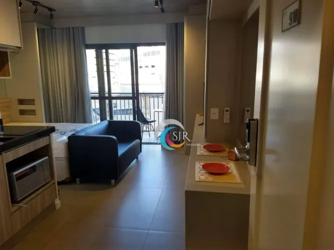 Apartamento mobiliado perto do metrô Republica para Locação