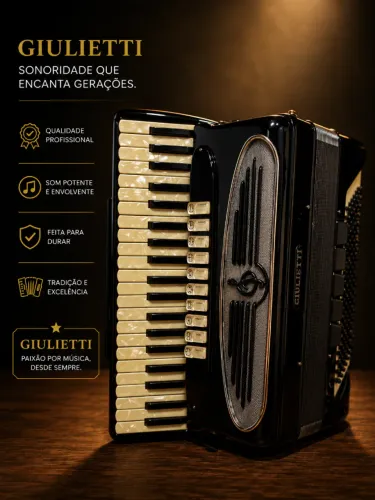 acordeon sanfona giulietti f115