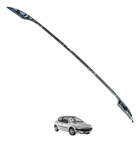 Rack Travessa Teto Peugeot 206 207 Sw 2004 A 2012 Direita Preto