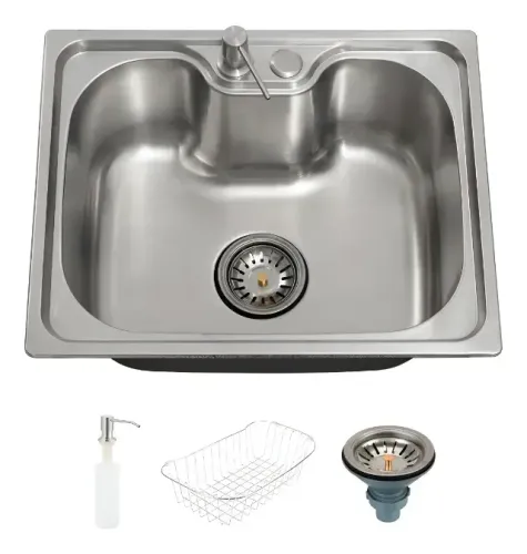 Cuba Gourmet para Cozinha Aço Inox 201 50x40cm Nawa Prata