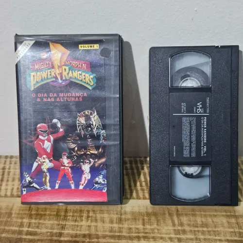 VHS Power Rangers - O Dia da Mudança & Nas Alturas - Vol 1