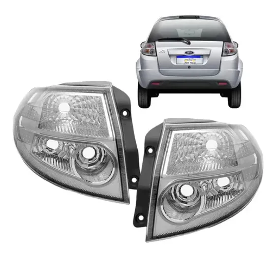 Lanterna Ford Ka 2008 2009 2010 2011 2012 2013 Cristal Par Direito Cinza