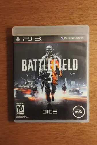Battlefield 3 em mídia física usado para PS3.
