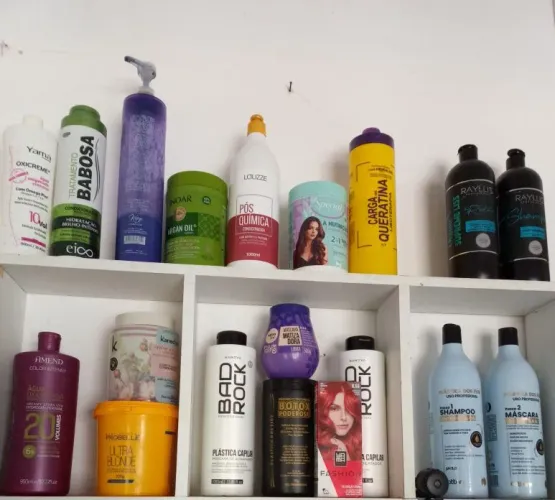 Produtos pra cabelos
