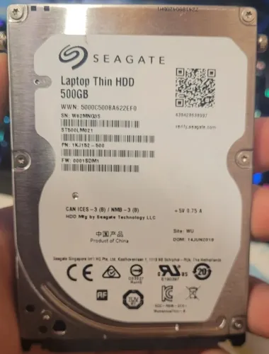 HDD Thin 500gb SeaGate