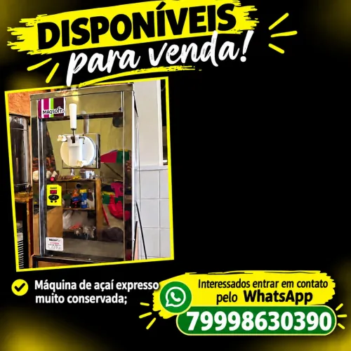 Vendo máquina de açaí expresso
