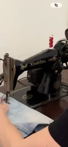 Máquina de costura vintage
