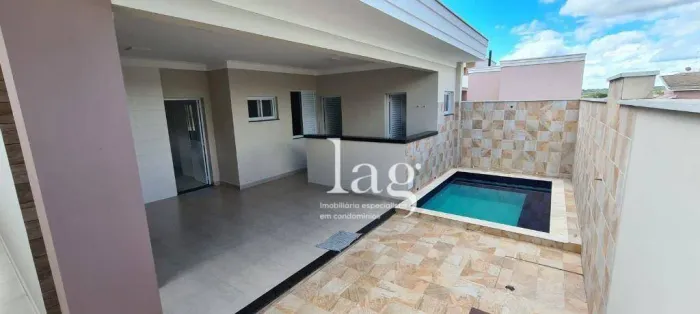 Casa com 3 dormitórios para alugar, 168 m² por R$ 7.015,00/mês - Condomínio Campos do Cond