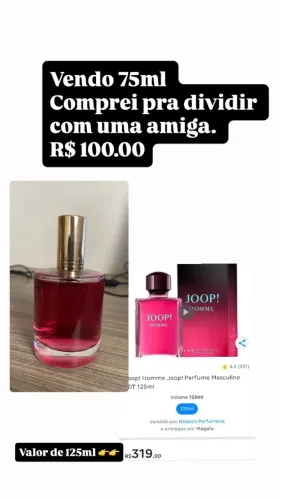 Perfume importado Fracionado