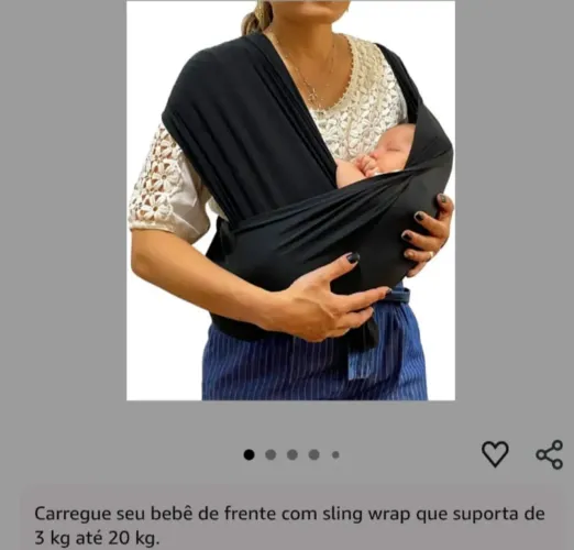 Canguru pra bebê