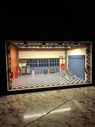 Diorama Oficina/Garagem escala 1/24 e 1/18