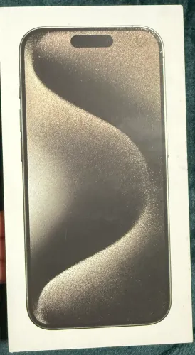 Caixa iPhone 15 Pro Titanium Natural 128gb