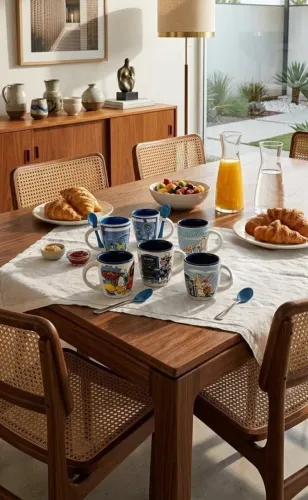 Conjunto de 6 Xícaras de Café - Importado Portugal 