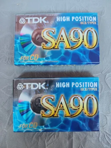 Fita k7 tdk sa 90 lacradas ( 2 fitas )