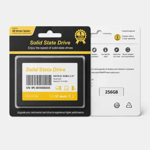 SSD 256GB  PC/ Notebook/ Computador/ Original SATA III 2.5 / Novo - ATACADO