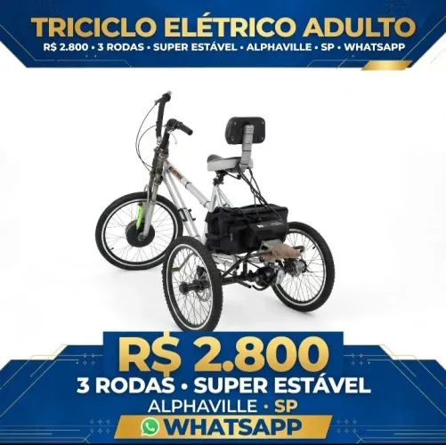 Triciclo eletrico 