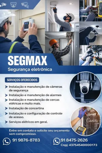 Segurança eletrônica ( câmeras e alarme)
