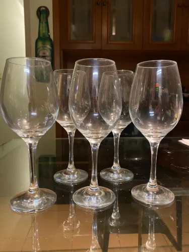Abaixei o preço!! Taças vinho branco/rose nadir barone