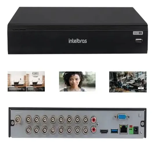 Dvr Intelbras de 16 canais Full HD!
