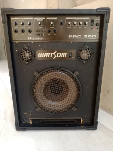 Caixa de som amplificada Wattson 12" potente, vai com aparelho bluetooth