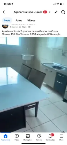 apartamento para locarno bairro São Vicente de dois quartos
