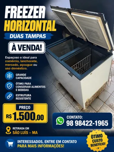 Freezer horizontal