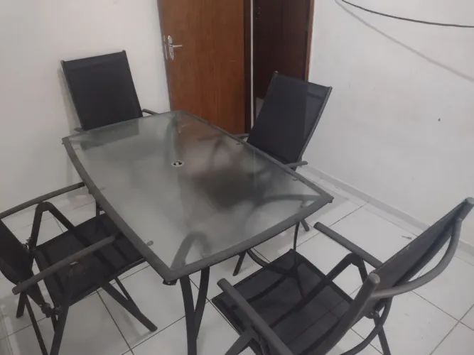 Conjunto de mesa para Jardim área Gourmet