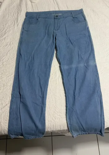 Calça Baggy Azul tamanho M, PREÇO NEGOCIÁVEL