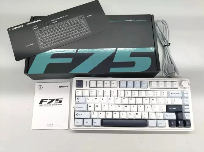 Teclado Mecânico Aula F75 - Produto Novo (Pronta Entrega!)