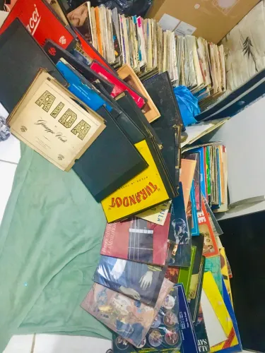 Coletânea de discos de vinil LP?s e Compacts