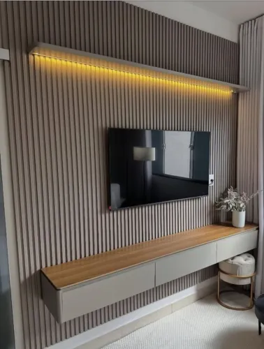 Painel Ripado Com 2,58m de Largura (Produto Novo)
