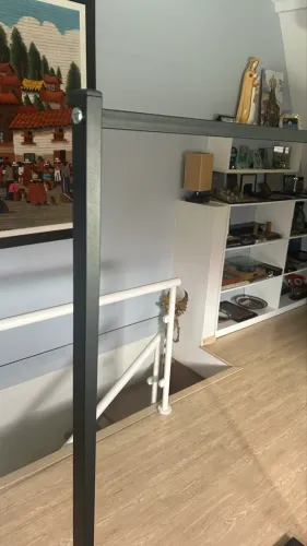 Arara preta 1,70 de altura por 1,5 de comprimento. 