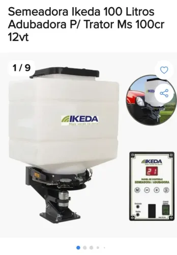 Semeadeira capim ikeda