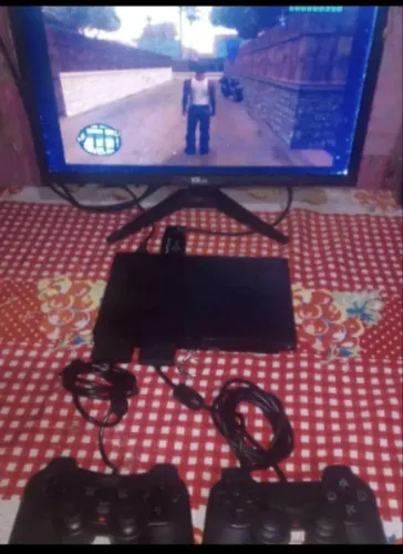PS2 c/18 jogos,2 casa controles $370