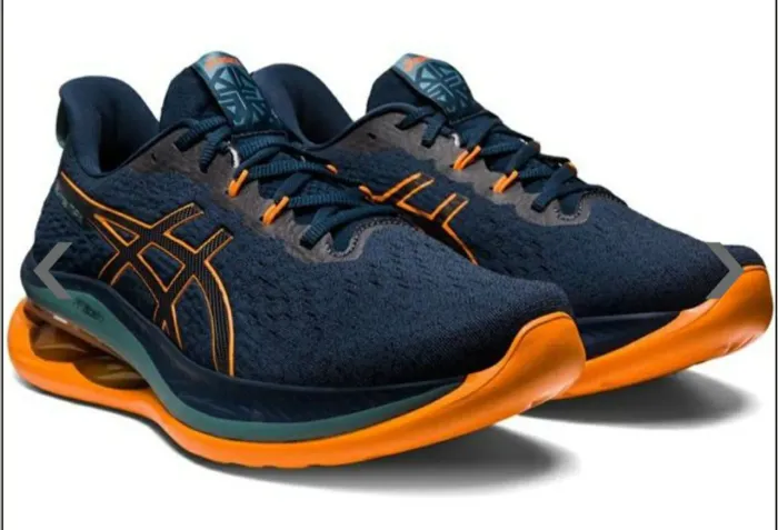 tênis asics gel-kinsei max azul marinho 41