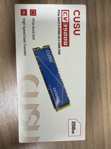 SSD NVMe M.2 CUSU 256GB - PCIe 3.0