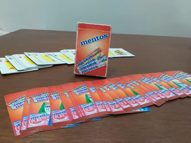 Baralho Mentos Antigo Completo 54 Cartas *Raridade*